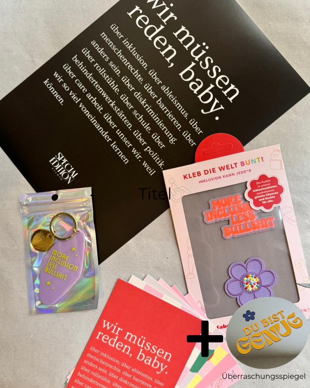 Geschenkset "inclusion is cool"