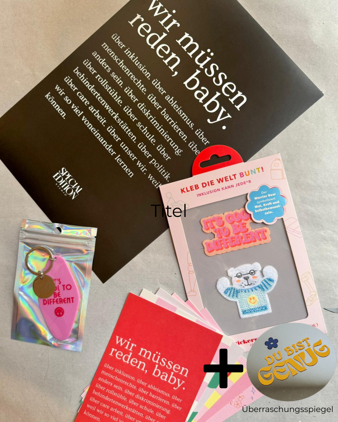 Geschenkset "inclusion is cool"
