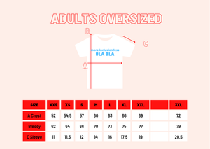 Oversized T-Shirt "more inclusion, less blabla"