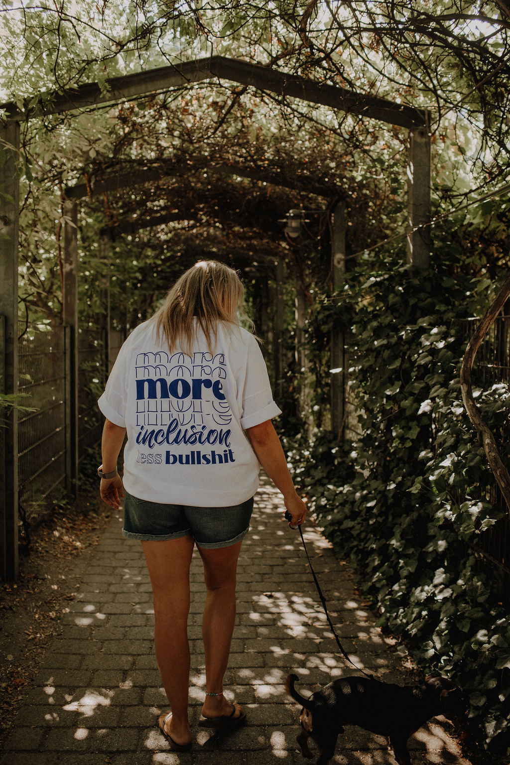 Oversized Shirt "more inclusion less bullshit"