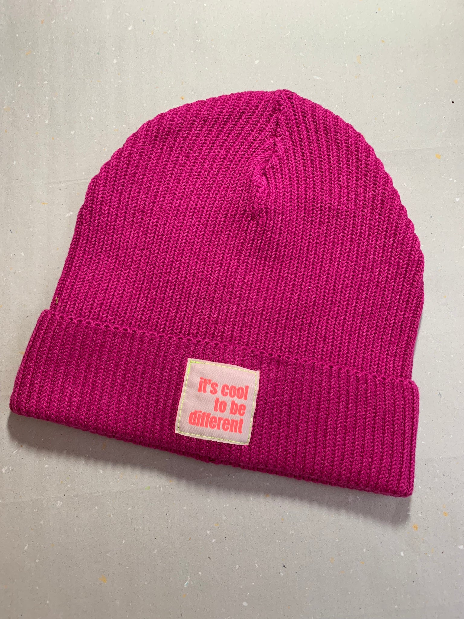Special Edition Fisherman Beanie  - berry pink